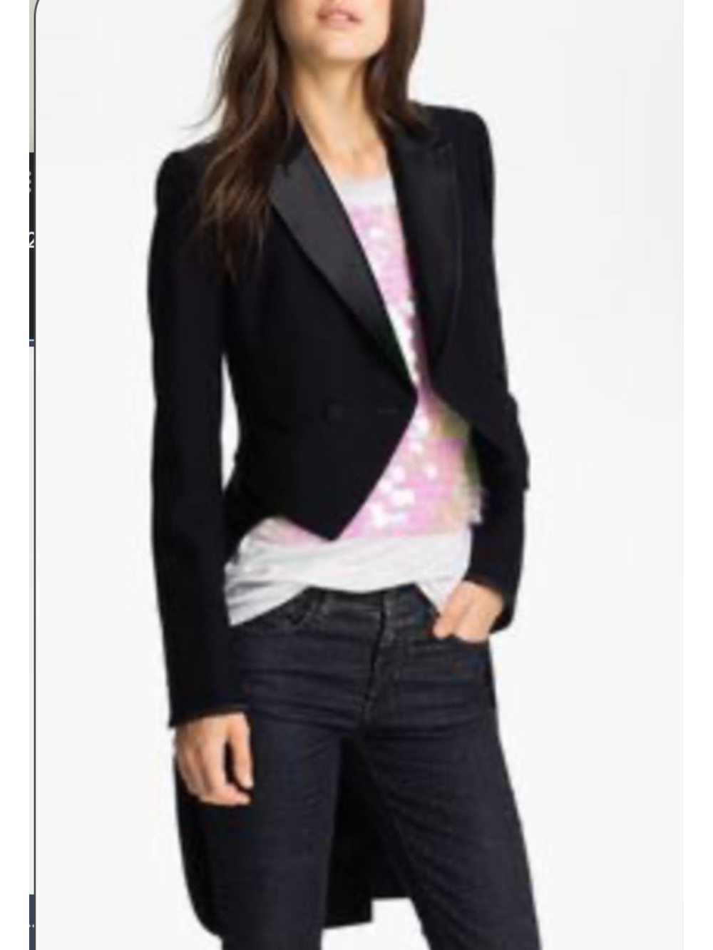 tuxedo black tailcoat